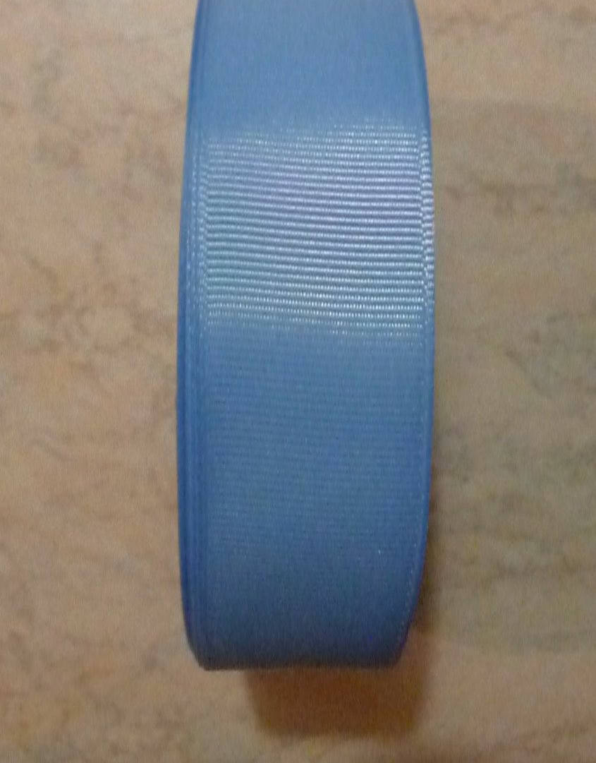 

Репсовая лента № 187 голубой шириной 2,5 см