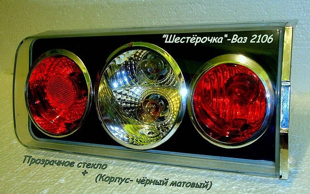

Задние фонари на ВАЗ 2106 Блэк №1 (черные)