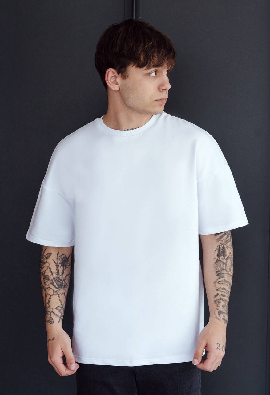 

Футболка Staff white basic oversize