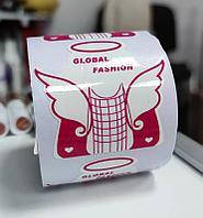 

Форма для наращивания ногтей широкая ,300 штук, Золотистый