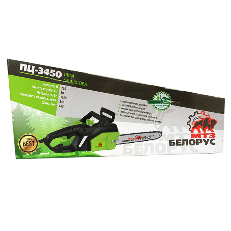 

Электропила Белорус МТЗ ПЦ-3450 (боковой двигатель)