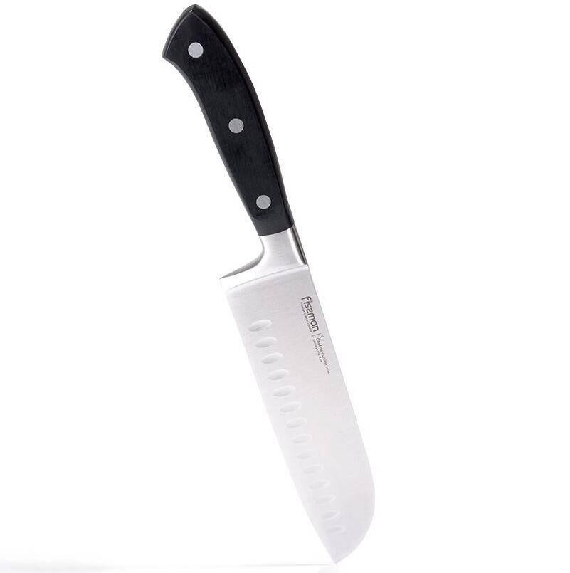 

Нож сантоку из нержавеющей стали18 см Fissman CHEF DE CUISINE 2394 - MegaLavka