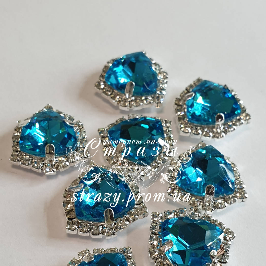 

Triangle 16*16mm Aquamarine в цапах