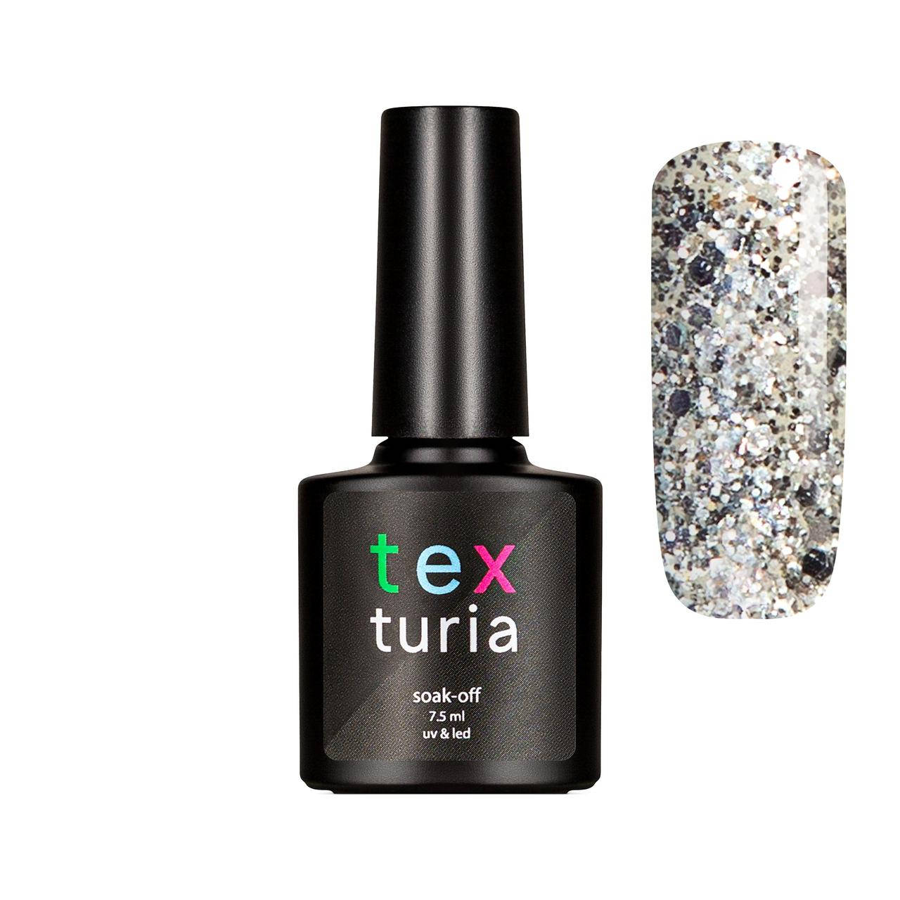 

Гель-лак Texturia 097 Серебристый с крупными блестками 7.5 мл