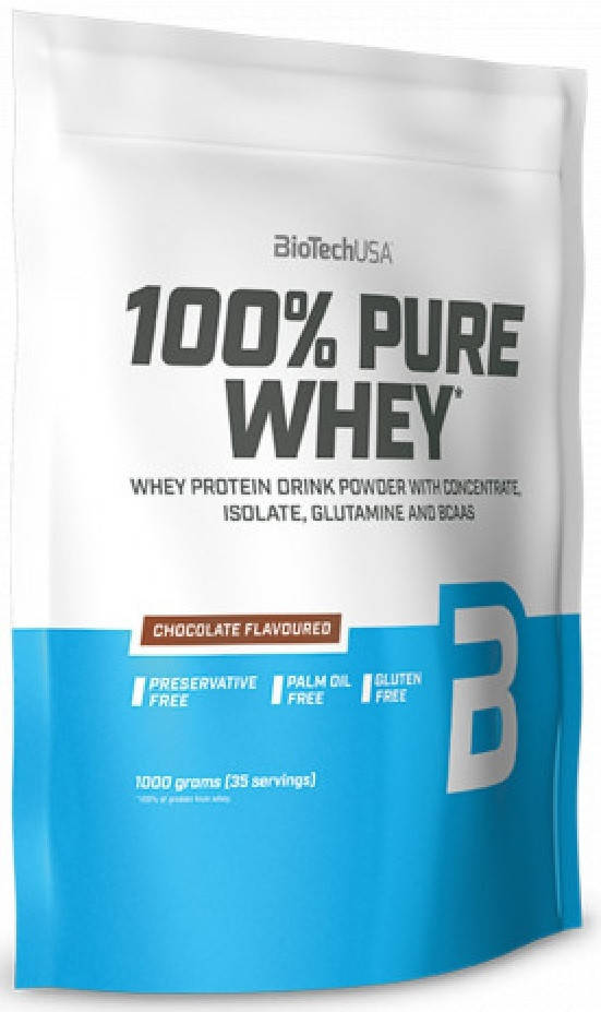 

Сывороточный протеин BioTech - 100% Pure Whey (454 грамма) chocolate/шоколад