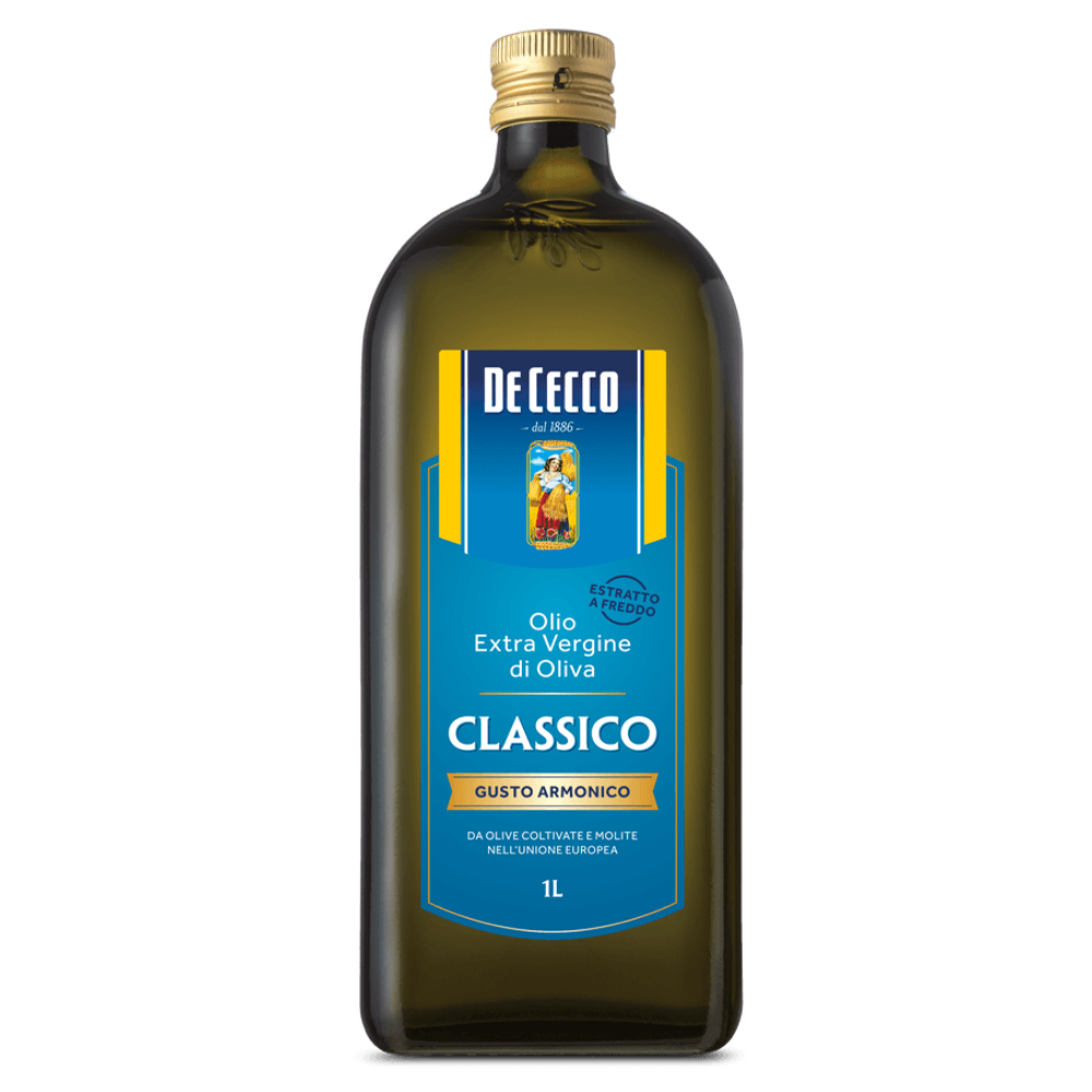 

Оливковое масло De Cecco Extra Vergine Classico 1 л, (12шт/ящ)