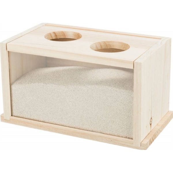 

Песочная ванна Sand Bath для мелких грызунов 22х12х12см, Песочный