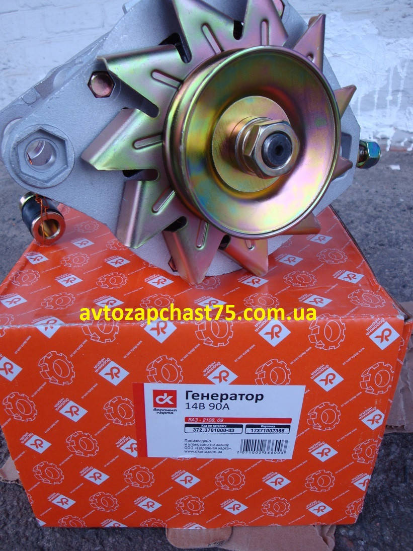 

Генератор Ваз 2101-2107, 2108-21099, 2113-2115 , 90 ампер (производитель Дорожная карта, Харьков, Украина)