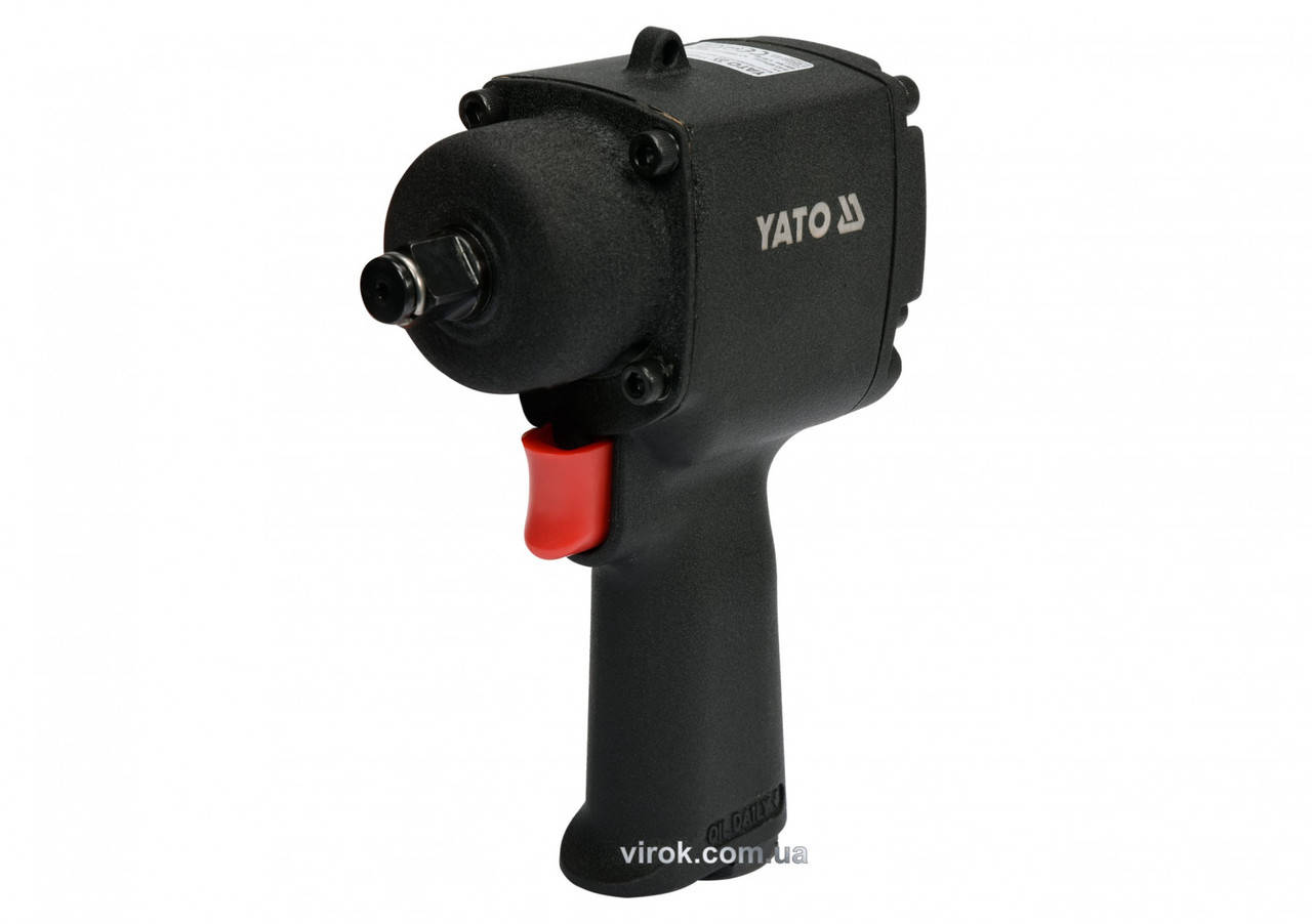 

Гайковерт мини пневматический ударный YATO 1/2" 680 Нм YT-09513