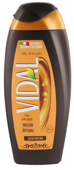 

Гель для душа Масло Арганы Vidal 250мл