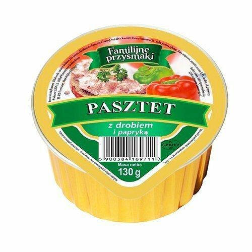 

Паштет мясной с добавлением паприки Familijne przysmaki 130г