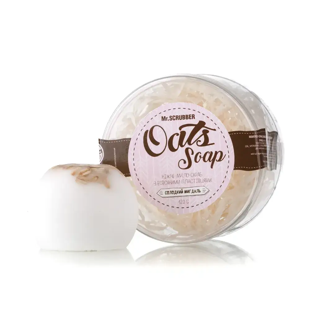 

Мыло-скраб для лица с овсяными хлопьями Oats Soap Mr.SCRUBBER