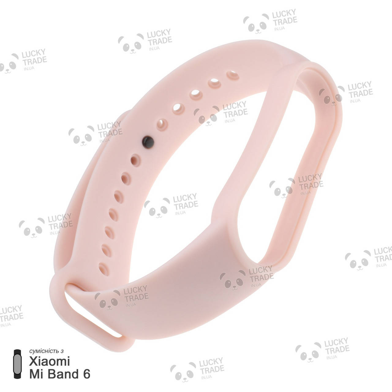 

Ремешок Xiaomi Mi Band 6 силиконовый однотонный браслет Light Светло-бежевый [241901]