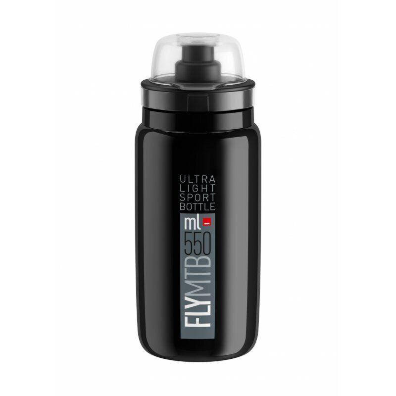 

Фляга ELITE FLY MTB чорний з сірим 550 мл (1604311)