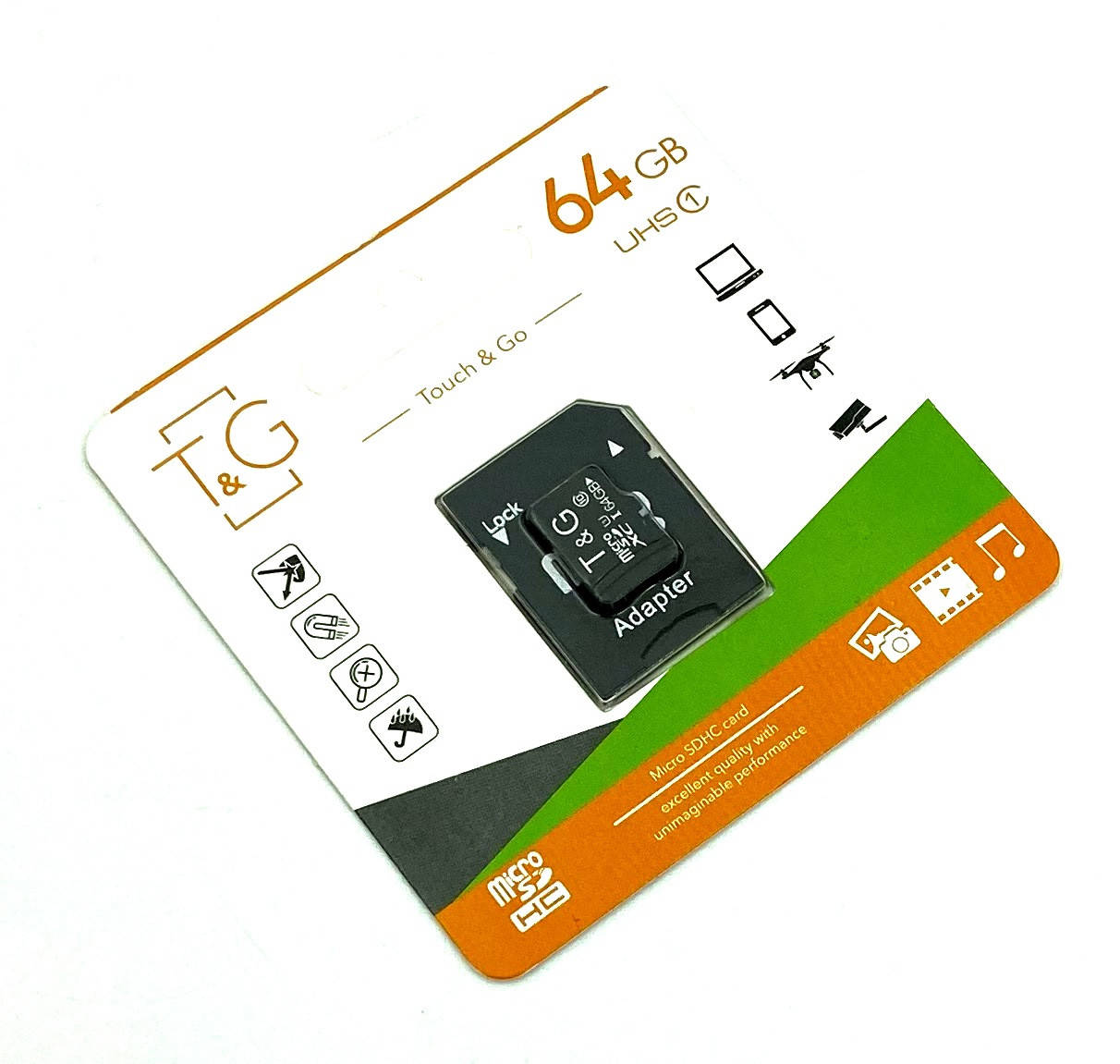 

Карта памяти 64Gb Touch&Go Class 10 Micro SD + adapter