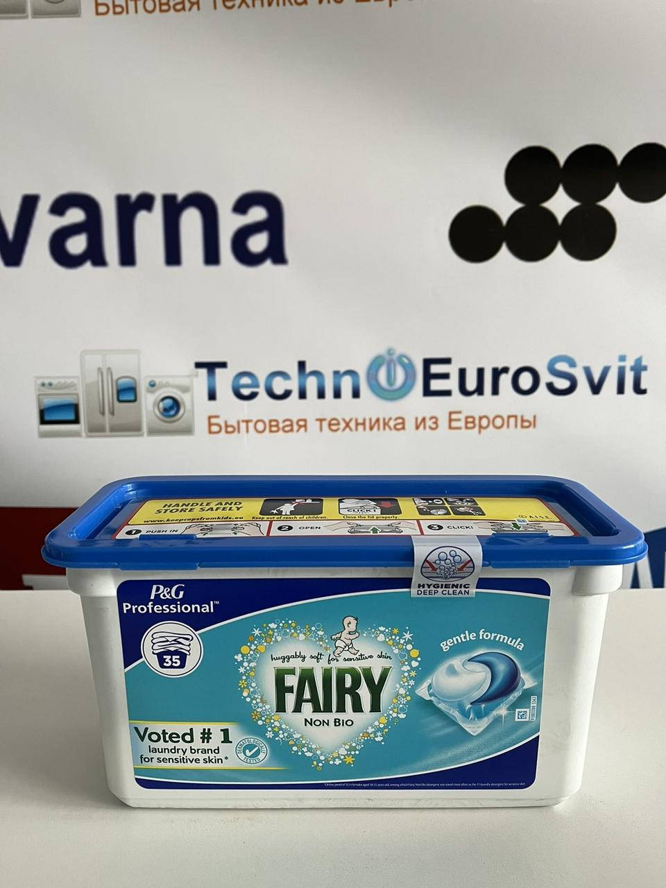 

Капсулы для стирки Fairy 3 в 1 Non Bio 35 шт