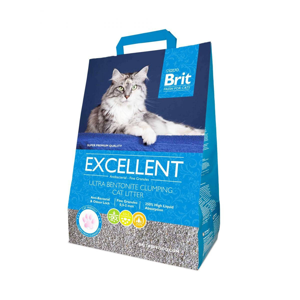 

Brit Наповнювач бентонітовий Brit Fresh Excellent для кошенят 0,5–2мм, 5кг
