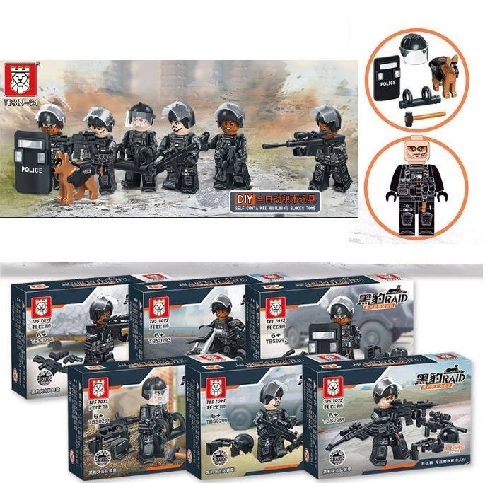 

Отряд SWAT военный конструктор,BrickArms