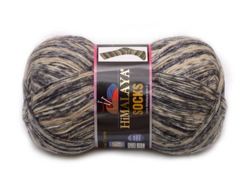 

Himalaya Socks, №170-02, Секционное крашение