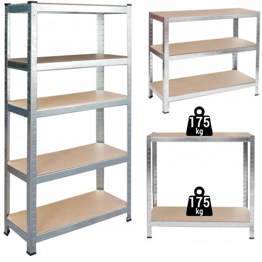 

Стеллаж металлический 180х90х40 для склада, гаража, магазина и подвала