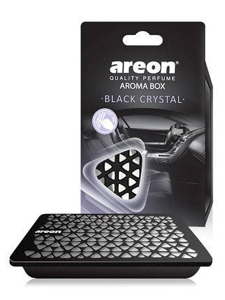

Ароматизатор AREON Aroma Box Черный кристалл под сидение банка (под сидение)