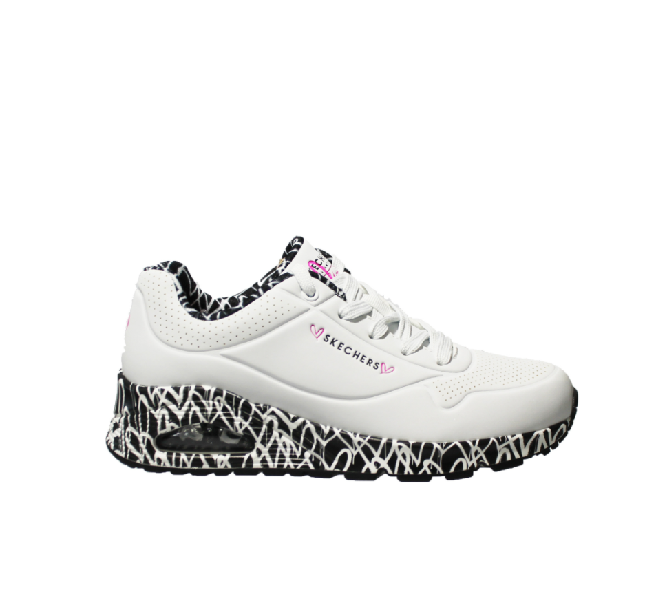 

Оригінальні жіночі кросівки Skechers (155506 WBK) 39, Черно-белый