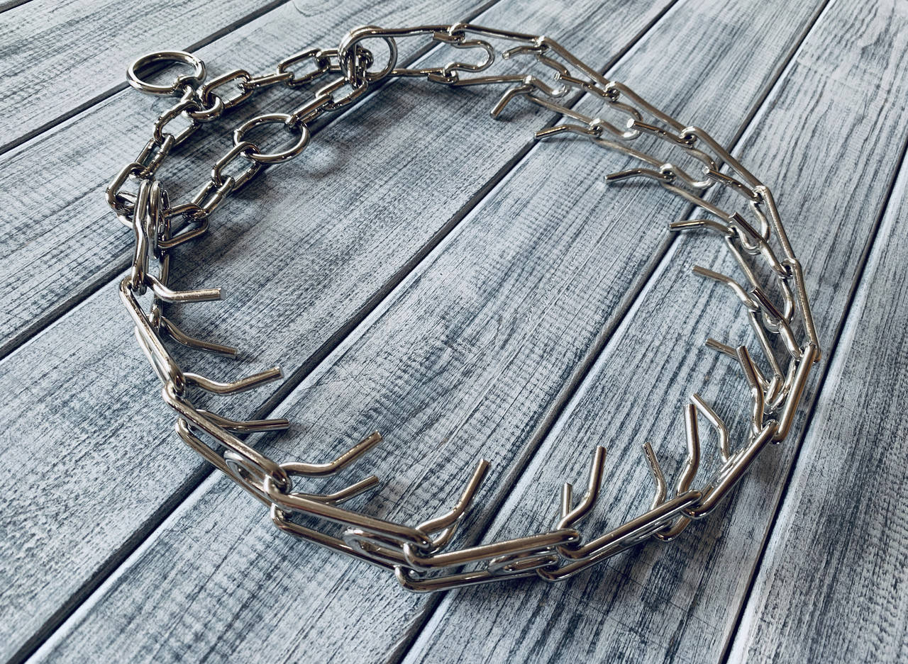 

Ошейник Строгий для собак. Ошейник Строгач для собак №5 (4*74см), Серый