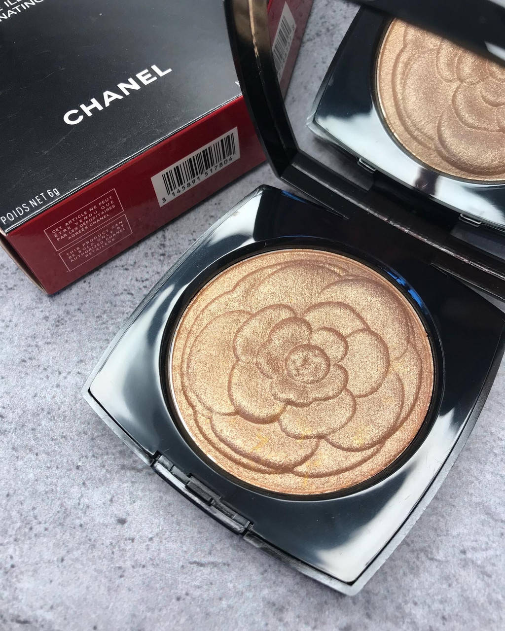 

Хайлайтер-пудра chanel camelia de chanel
