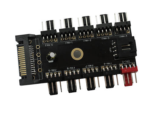 

Хаб сплиттер для питания 10 вентиляторов 12В 4pin PWM от Sata, майнинг
