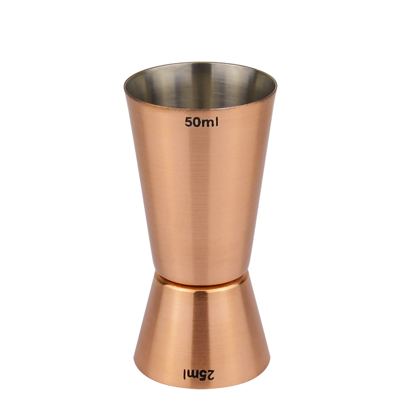 

Джиггер (мерный стакан) с медным покрытием 25/50 мл, Медь