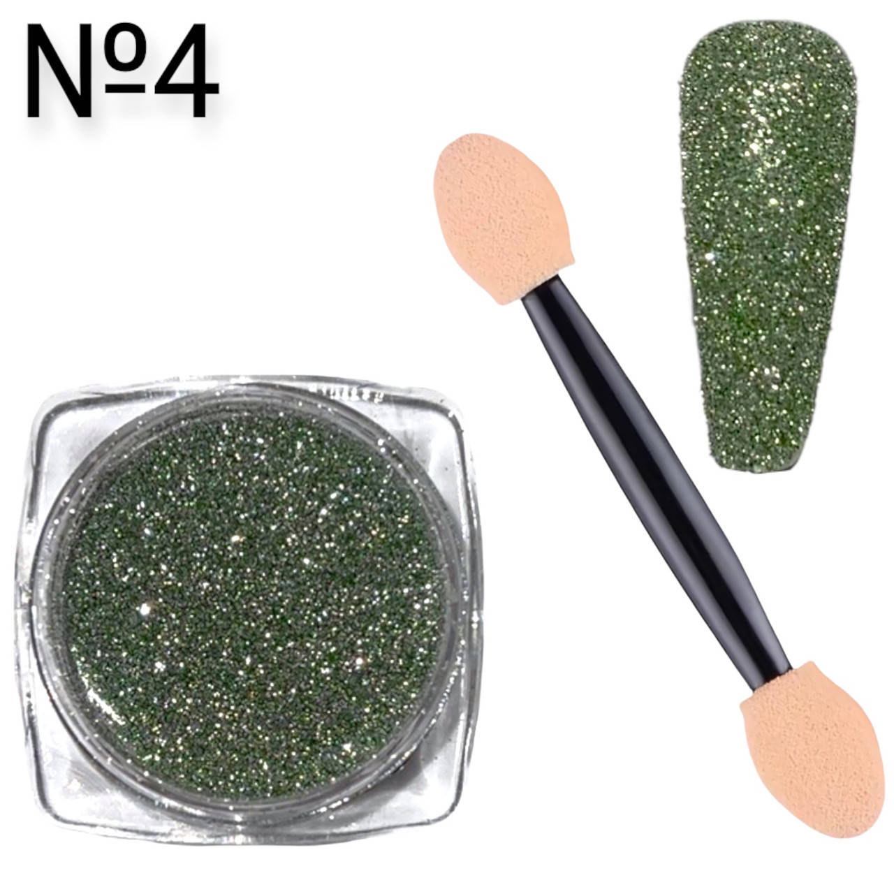 

Светоотражающая втирка (присыпка, блеск) Diamond Powder для дизайна ногтей №4