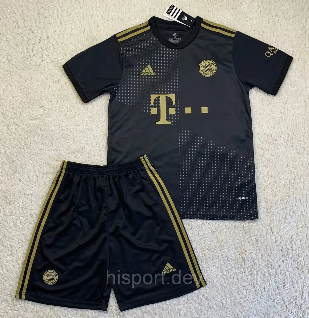 

Футбольная форма ФК Бавария 21/22 дом Bayern Munich выезд/черная