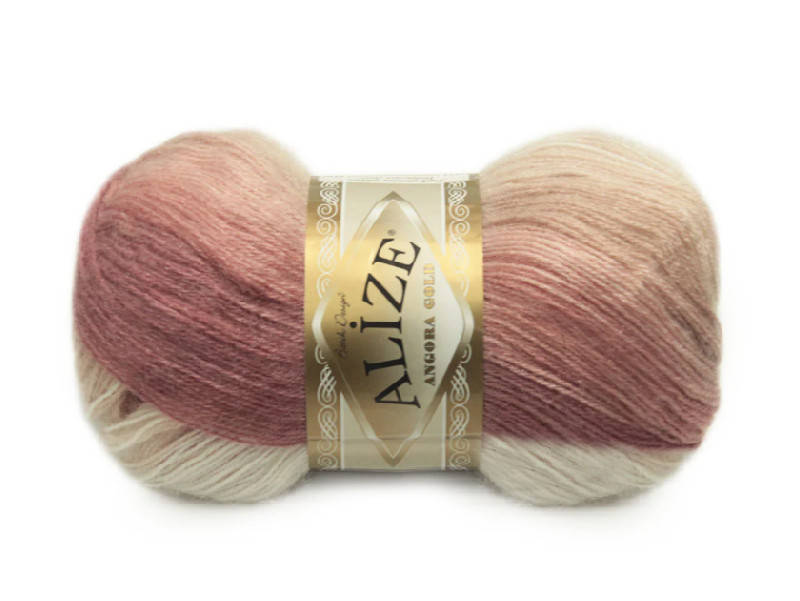 

Alize Batik Angora Gold, №5652, Секционное крашение