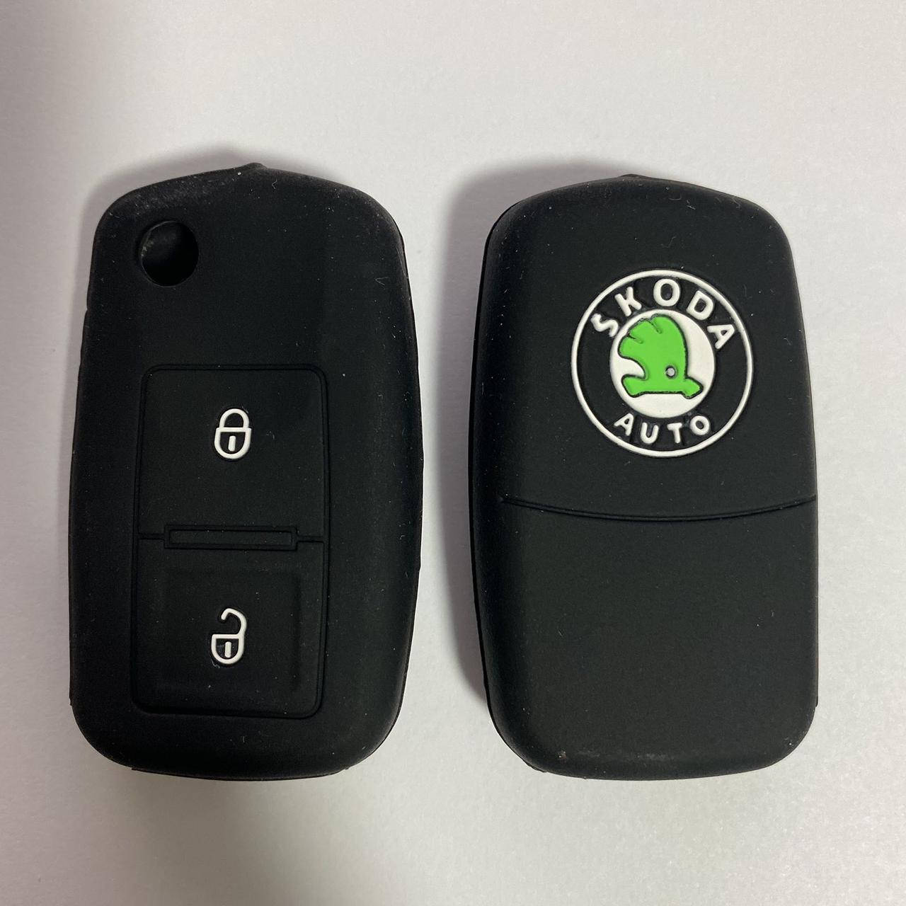 

Чехол для ключа Skoda Citigo,Fabia,RS, Scout,Karoq,Kodiaq,Octavia ,Rapid,Spaceback,Roomster ,Superb,Yeti, Черный
