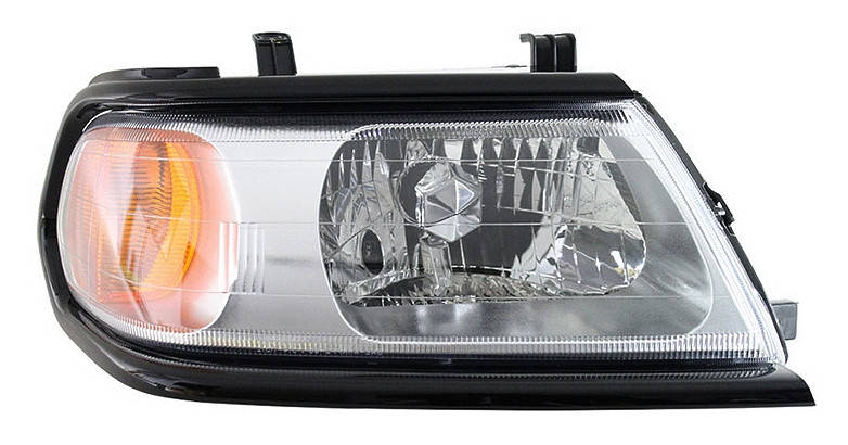 

Фара Mitsubishi Pajero Sport I (рестайлинг) 2001 - 2008, правая (пассажирская), механ./электр., светлый корпус
