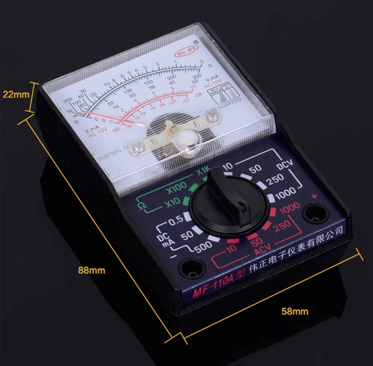 

Мини мультиметр аналоговый Samwa YX-1000A тестер Оригинал