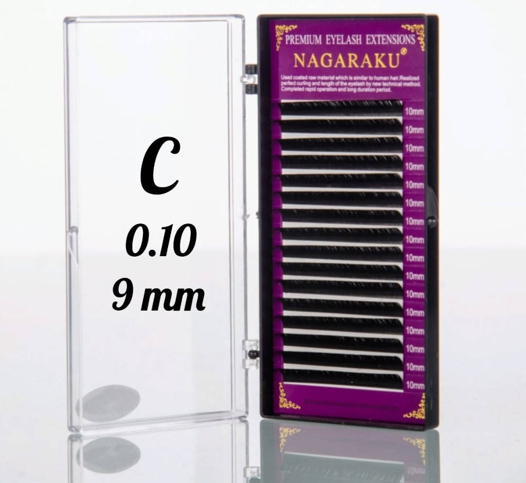 

Ресницы Nagaraku 0.10C - 9 мм