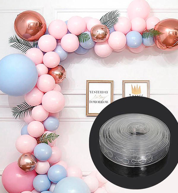 

Пластиковая лента для крепления шаров, длина 5 м, Прозрачный