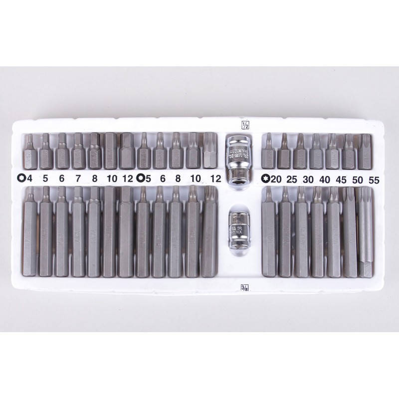 

Набор бит под шестигранник HEX, TORX, SPLINE 40