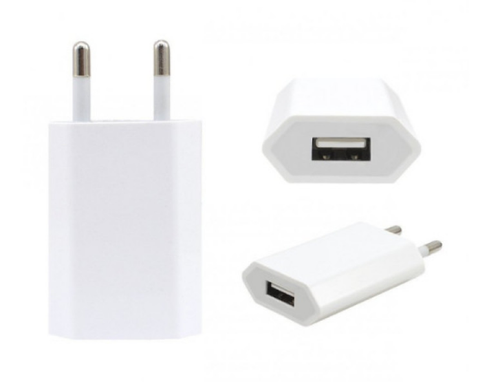 

Зарядный сетевой адаптер Apple USB Power Adapter IPhone Ipad 1A блок питания, Белый