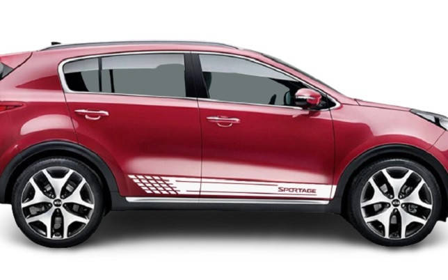 

Полосы на авто 3D TUNING STUDIO Киа Спортейдж 1850х120х0.15мм=2штуки, Черный