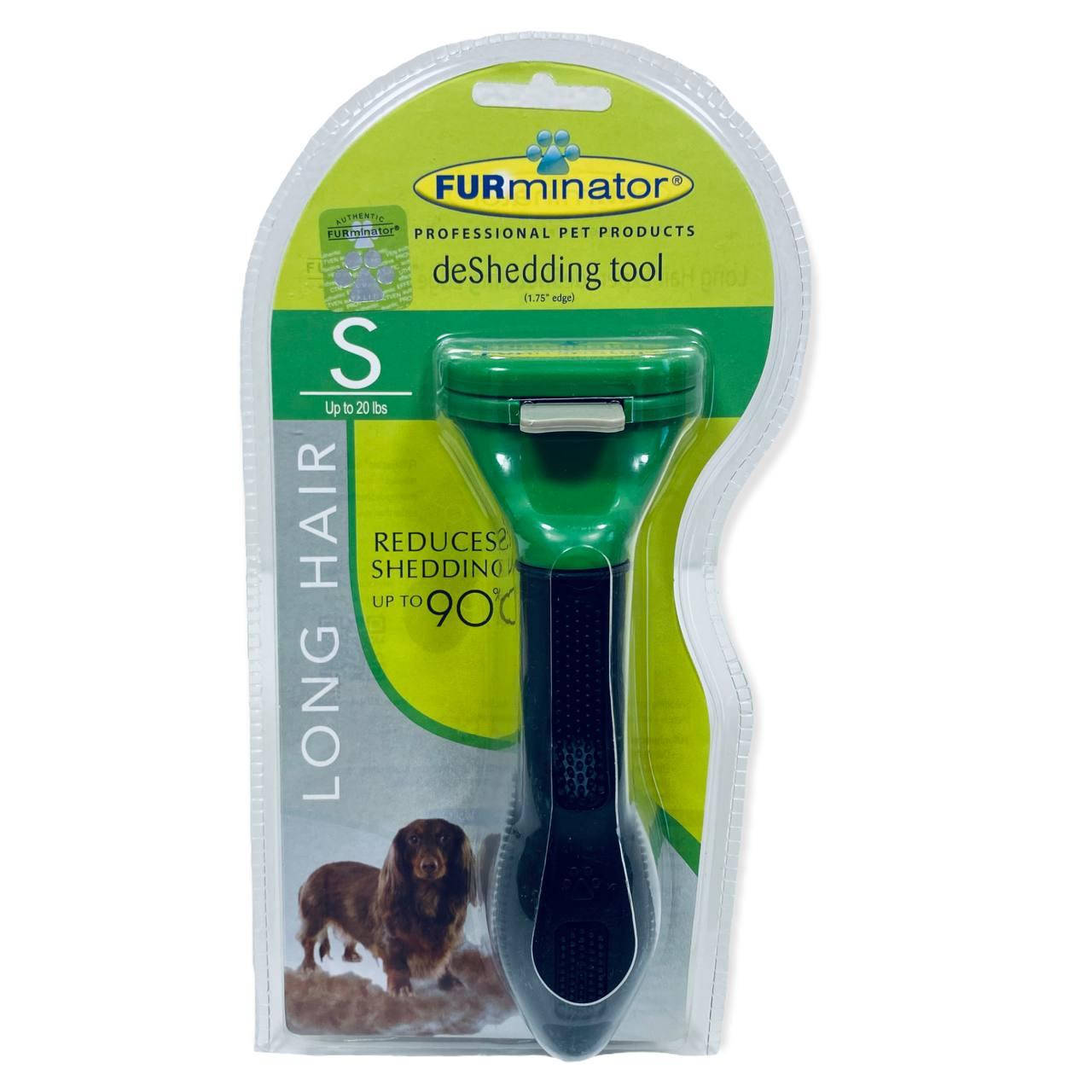 

Furminator Long Hair фурминатор для длинношерстных собак малых пород S 4,5 см