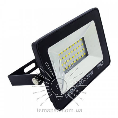 

Прожектор LED 30w 6500K IP65 1800LM LEMANSO "Посейдон" чёрный/ LMP73-30