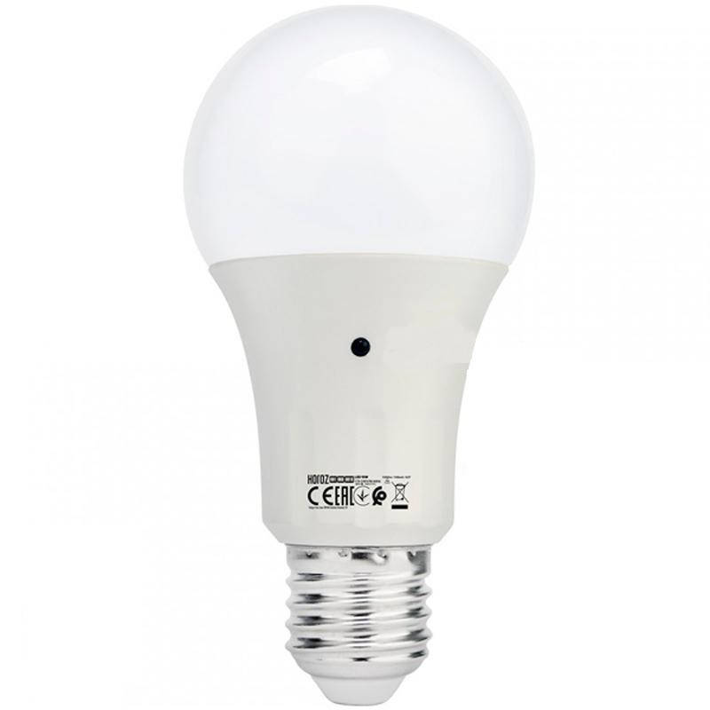 

Светодиодная лампа DARK-10 4200K 10W E27 А60 Horoz Electric с сумеречным датчиком 001-068-0010-030
