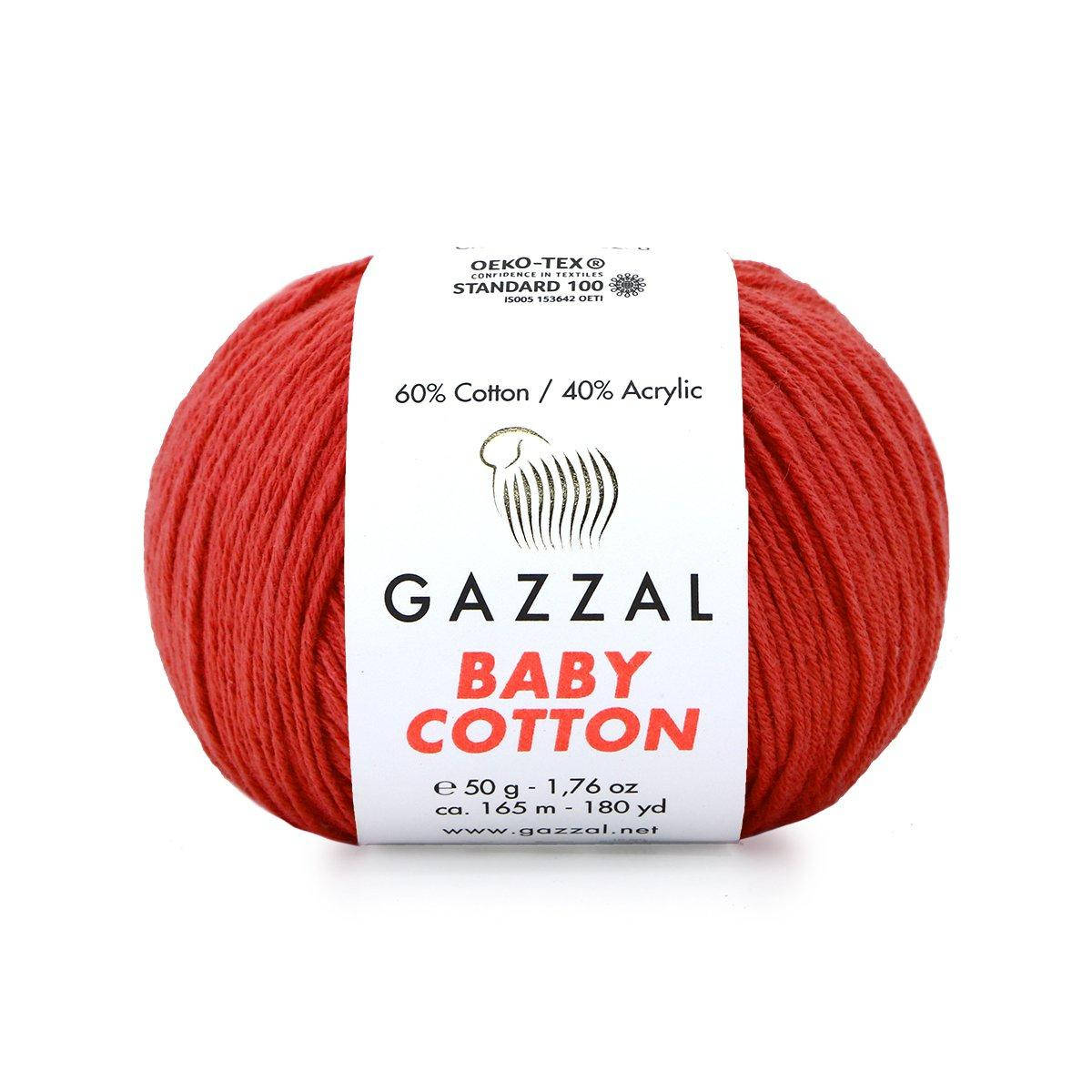 

Gazzal Baby Cotton № 3418 коралловый