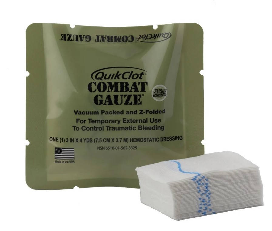 

Гемостатический бинт QuikClot Combat Gauze Exp.2026-2027