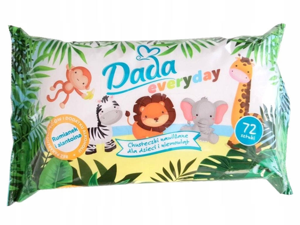 

Вологі серветки дитячі DaDa Everyday 72 шт.