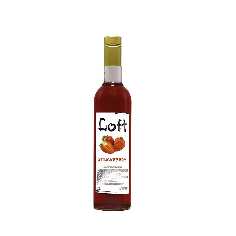 

СИРОП КЛУБНИКА LOFT, 0.7 Л (0.9 КГ)