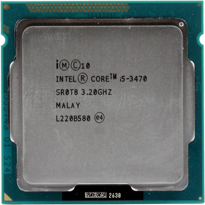 

Процессор Intel Core i5 3470, 4 ядра x 3.2GHz, socket 1155
