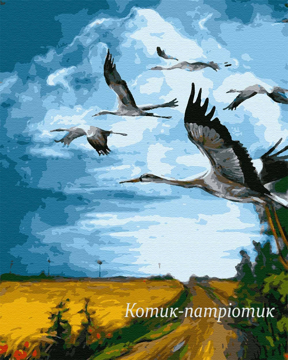 

Картина за номерами "Лелеки"